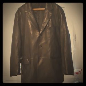 Ralph Lauren leather blazer